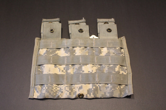 Three Mag Pouch, MOLLE II, USGI, Side x Side ACU Digital Camo