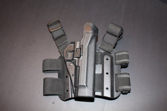 Holster, Tactical Drop Leg SERPA, Level 2 BLACKHAWK, Beretta 92/96/M9/ M9A1 (Not Elite/Brig/92A1/96A1)